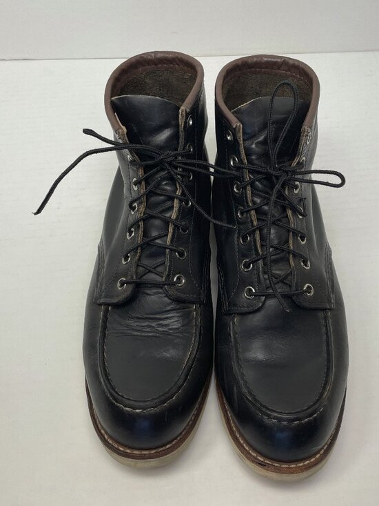 Red Wing Boots Men’s Size 11 D Leather 8890 Black Lace Up Work See Pics main image 7